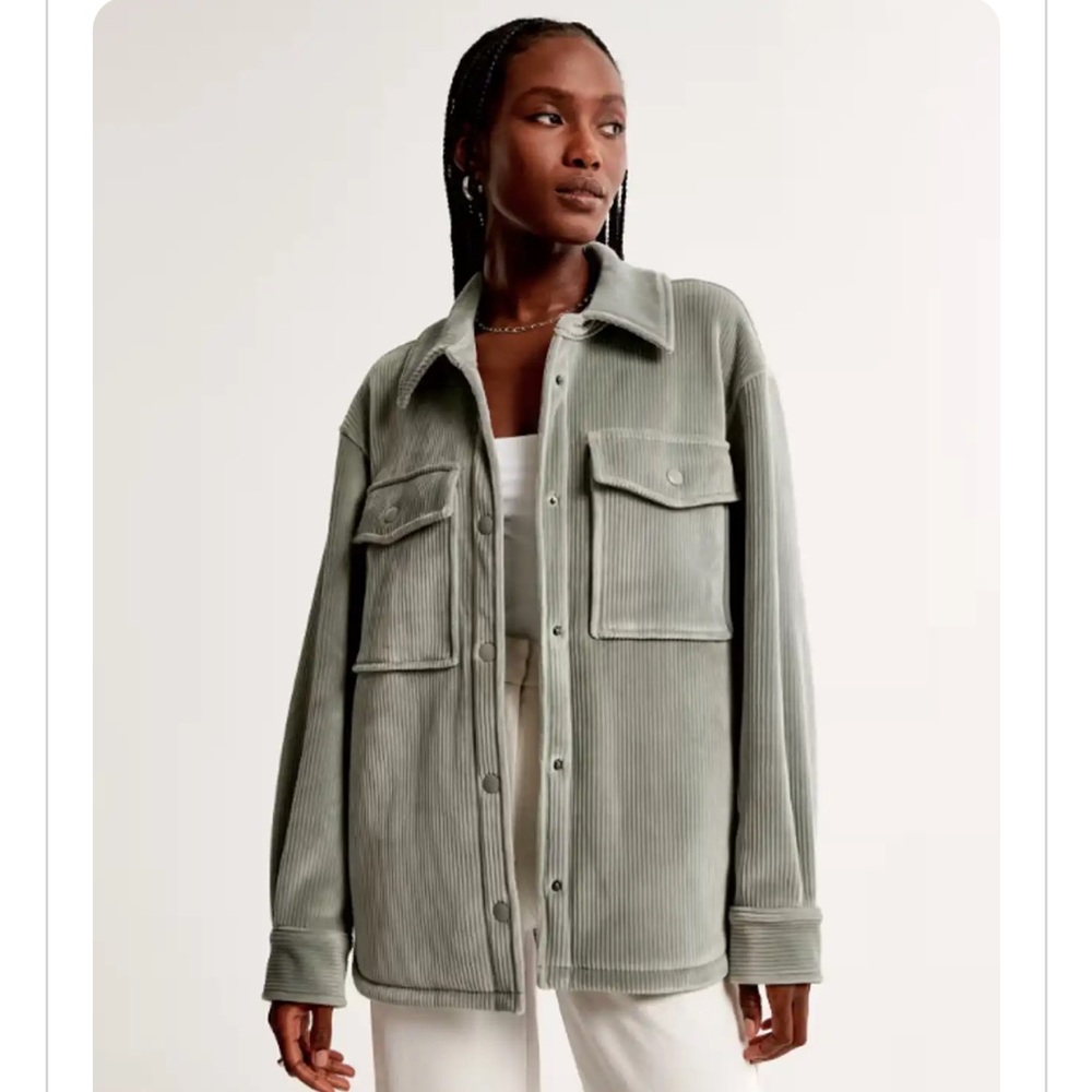 Abercrombie & Fitch Corduroy Shirt Jacket